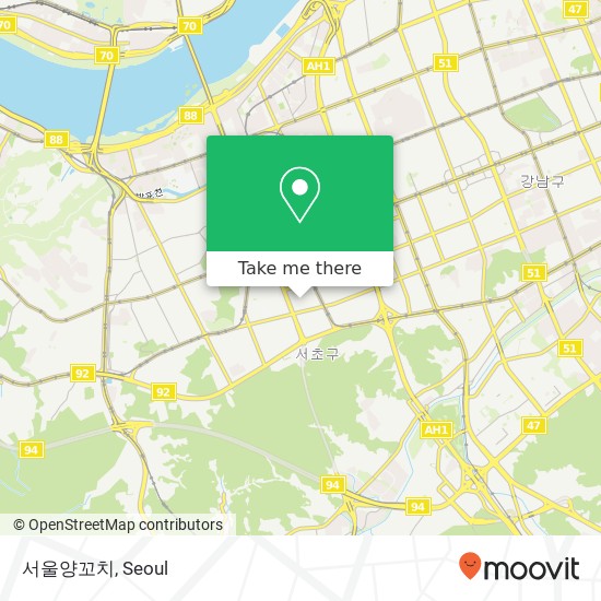 서울양꼬치 map