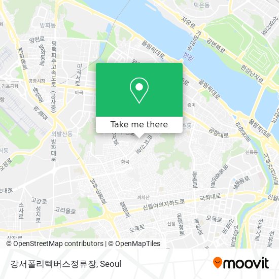 강서폴리텍버스정류장 map