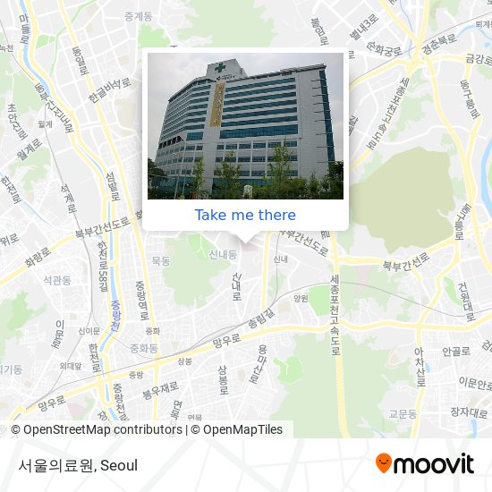서울의료원 map