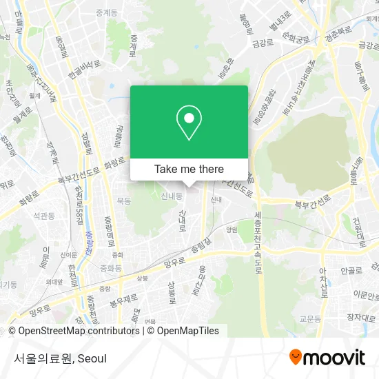 서울의료원 map
