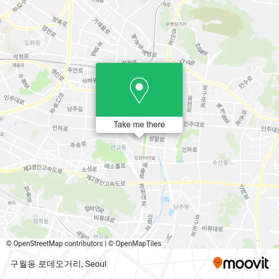 구월동 로데오거리 map