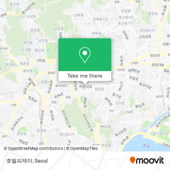 호텔피제이 map