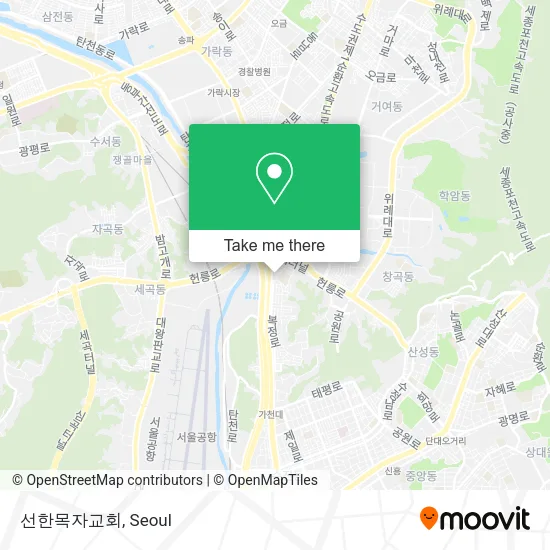 선한목자교회 map