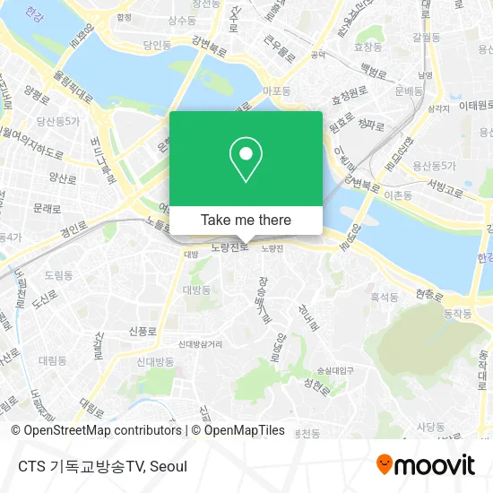CTS 기독교방송TV map