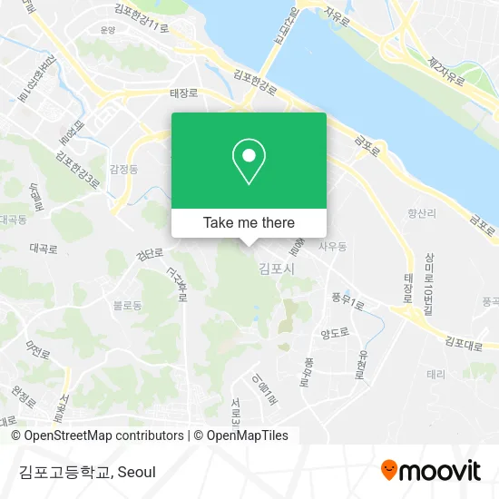 김포고등학교 map