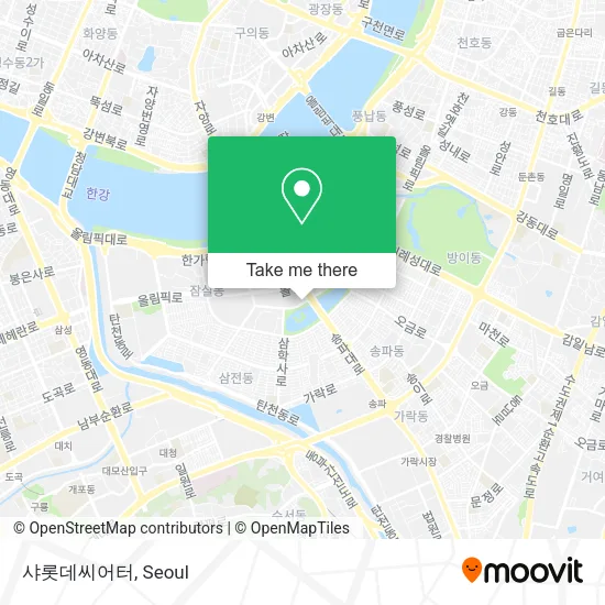 샤롯데씨어터 map