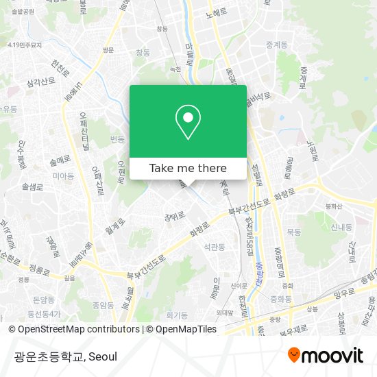 광운초등학교 map