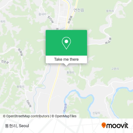 통현리 map