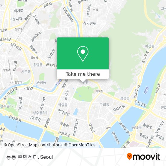 능동 주민센터 map