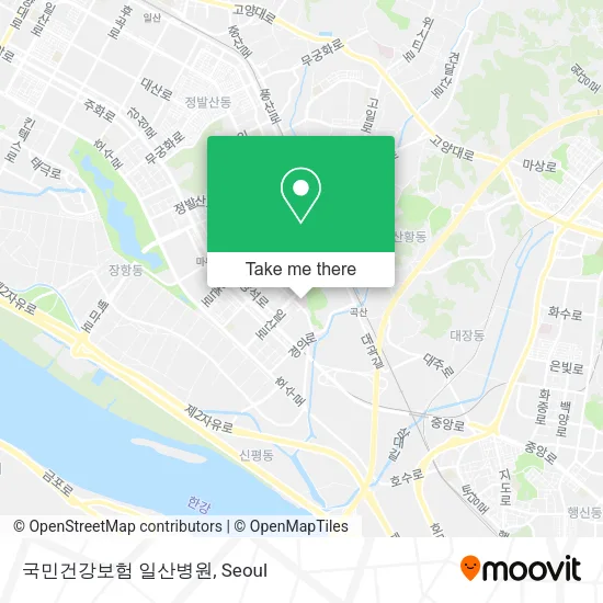 국민건강보험 일산병원 map