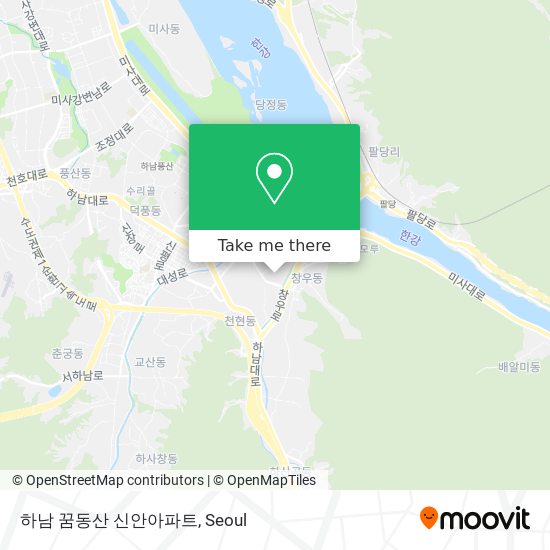 하남 꿈동산 신안아파트 map