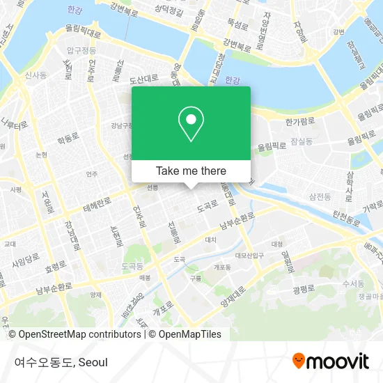 여수오동도 map