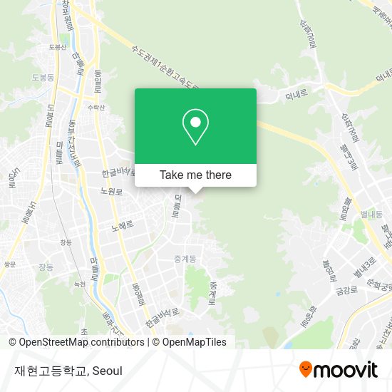 재현고등학교 map
