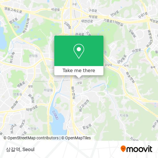상갈역 map