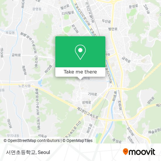 서면초등학교 map