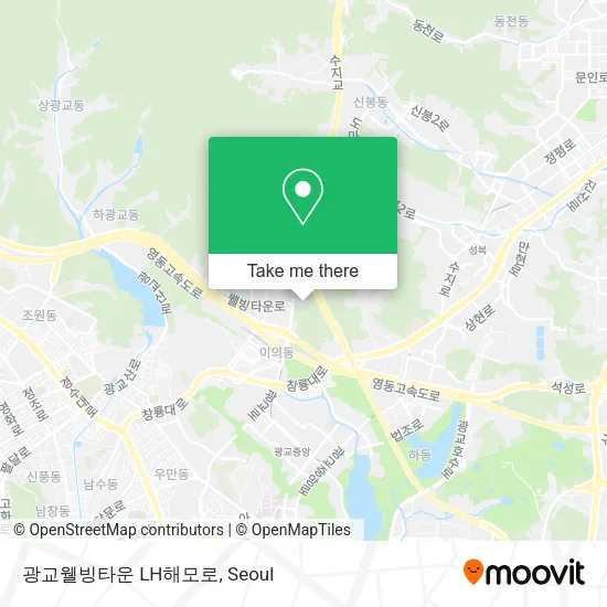광교웰빙타운 LH해모로 map