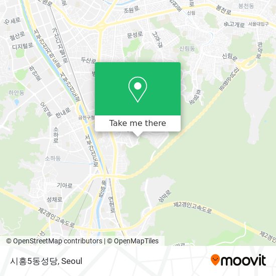 시흥5동성당 map
