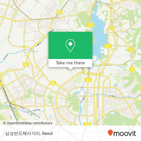 삼성반도체사거리 map