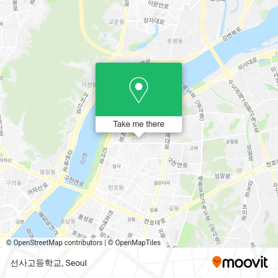 선사고등학교 map