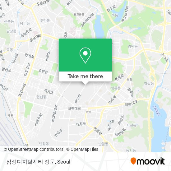 삼성디지털시티 정문 map
