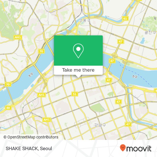 SHAKE SHACK map