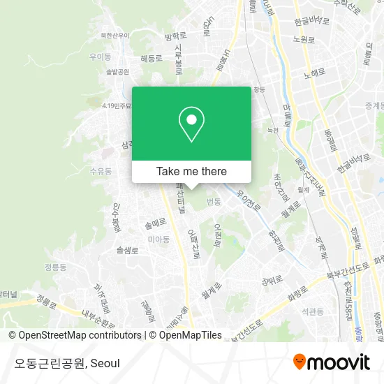 오동근린공원 map