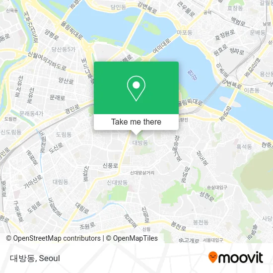 대방동 map