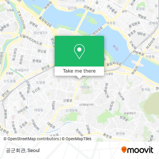 공군회관 map