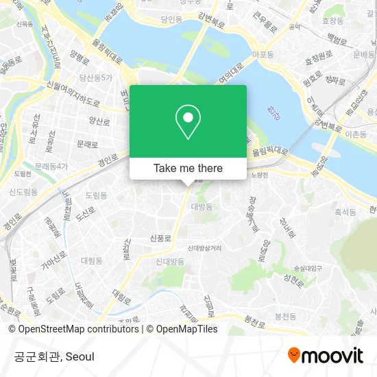 공군회관 map