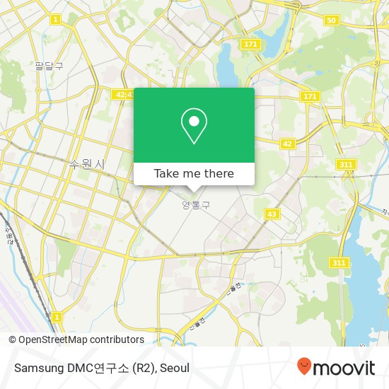 Samsung DMC연구소 (R2) map