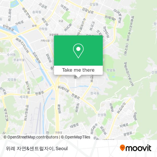 위례 자연&센트럴자이 map