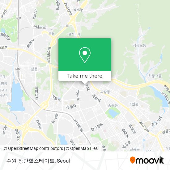수원 장안힐스테이트 map
