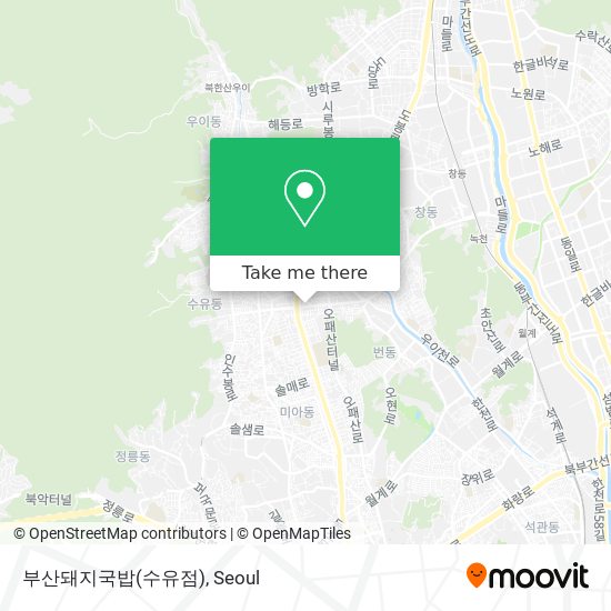 부산돼지국밥(수유점) map