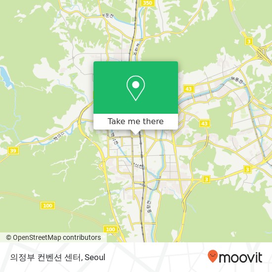 의정부 컨벤션 센터 map