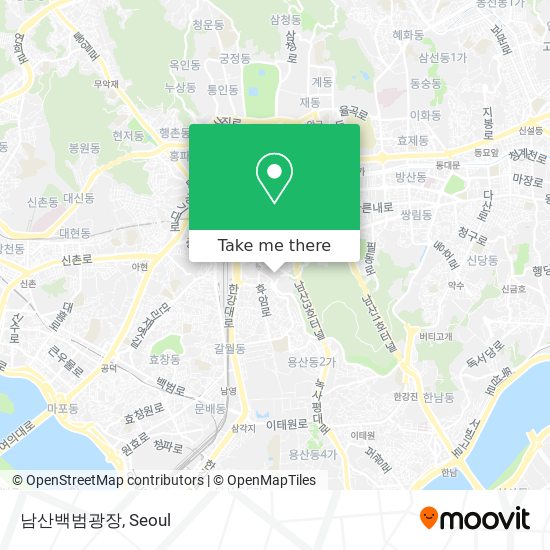 남산백범광장 map