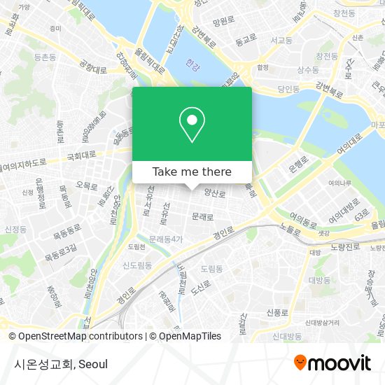 시온성교회 map