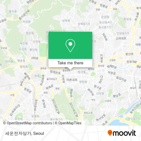 세운전자상가 map