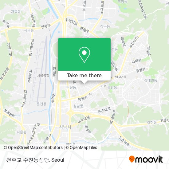 천주교 수진동성당 map