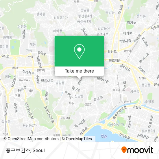 중구보건소 map