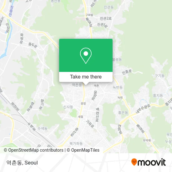 역촌동 map