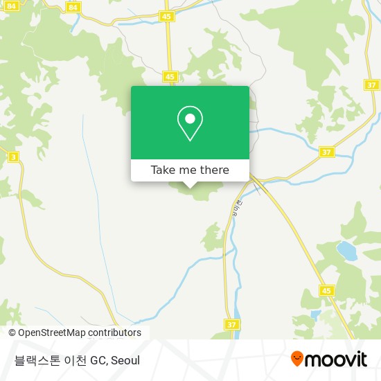 블랙스톤 이천 GC map