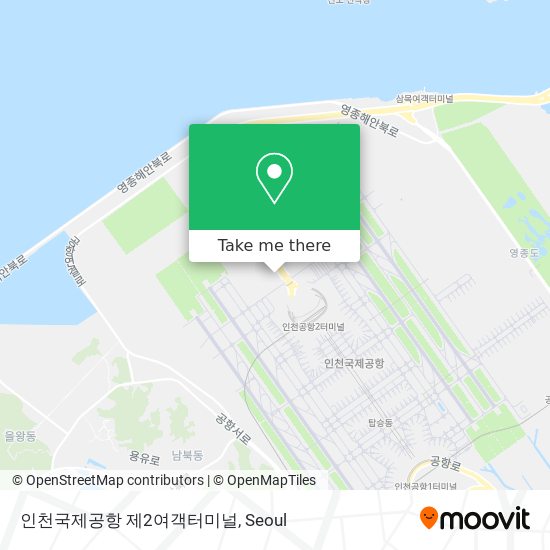 인천국제공항 제2여객터미널 map
