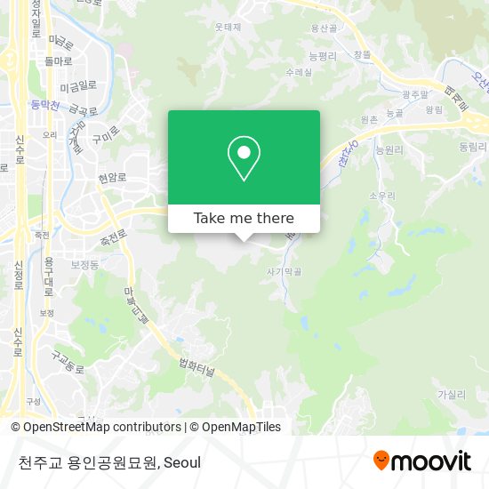 천주교 용인공원묘원 map