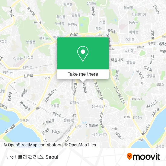 남산 트라팰리스 map