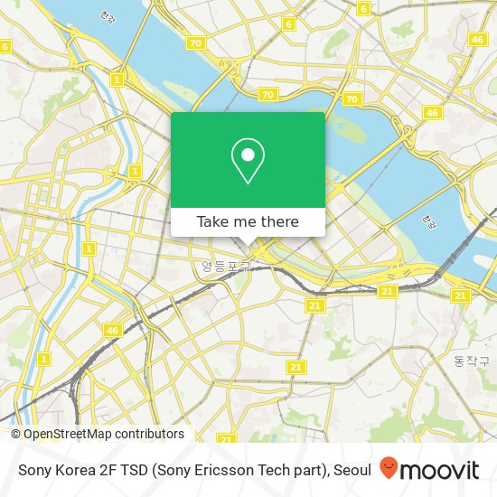 Sony Korea 2F TSD (Sony Ericsson Tech part) map