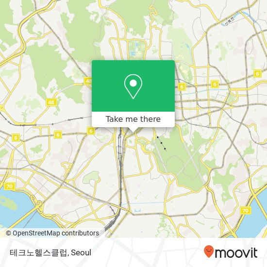 테크노헬스클럽 map