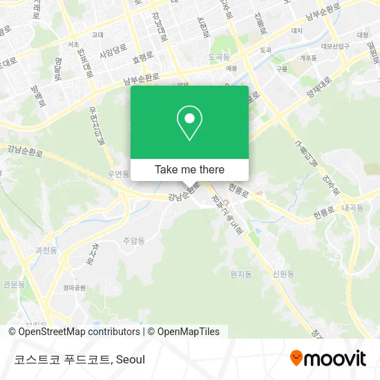 코스트코 푸드코트 map