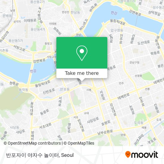 반포자이 야자수 놀이터 map