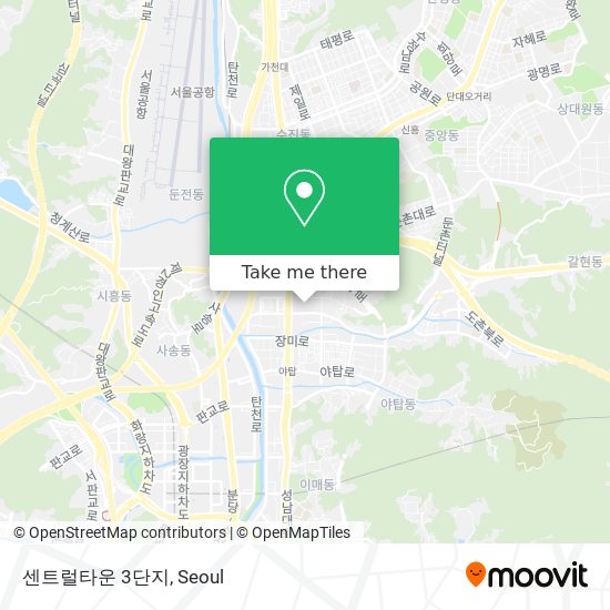 센트럴타운 3단지 map