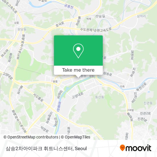 삼송2차아이파크 휘트니스센터 map